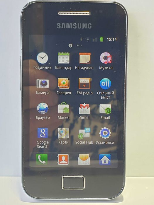 телефон Samsung Galaxy Ace S5830 + зарядне навушники