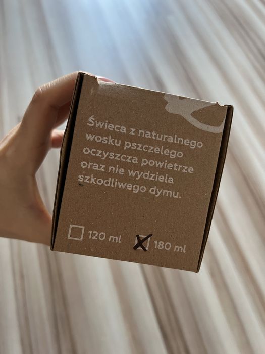 Pasieki sadowskich świeca sojowa z wosku pszczelego