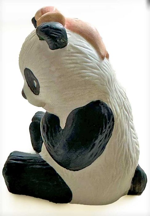 Panda Fêmea Tímida, Antigo e muito Raro