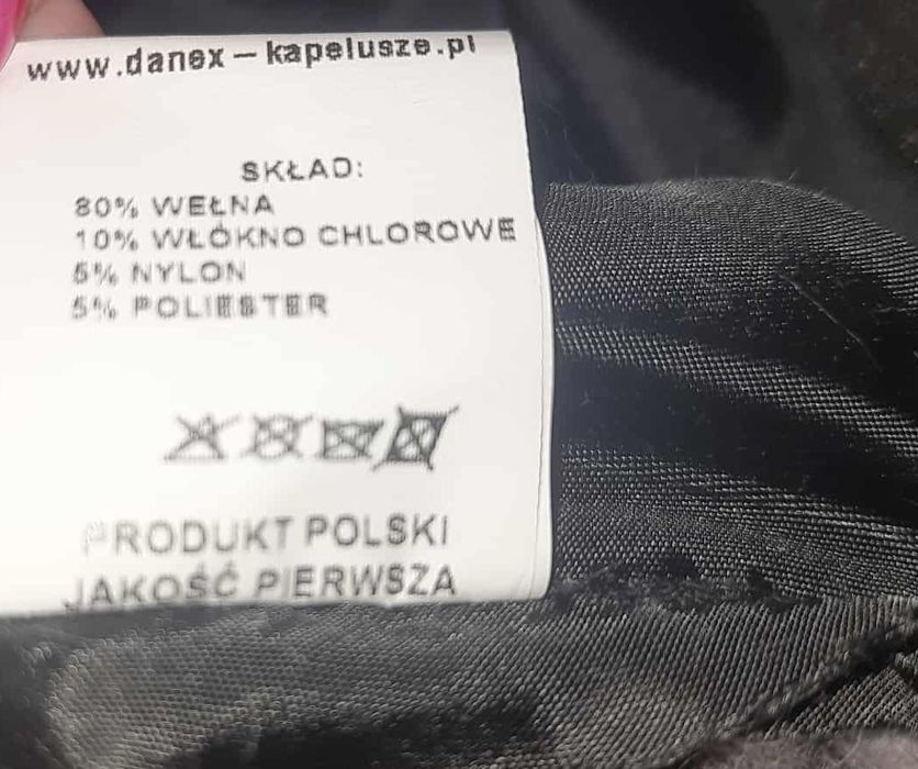 Kapelusz nakrycie głowy rozmiar 52/54 nowy