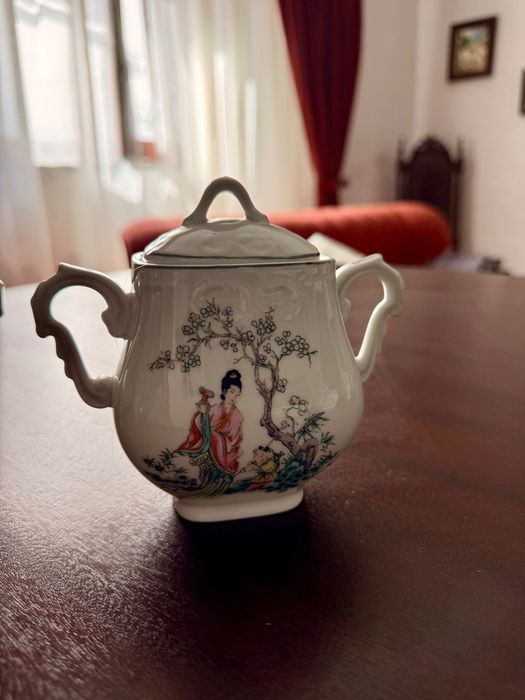 Serviço de Jantar e Chá Vista Alegre padrão Chinoiserie