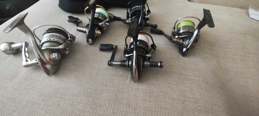 Kołowrotki spinningowe Daiwa i Megabass