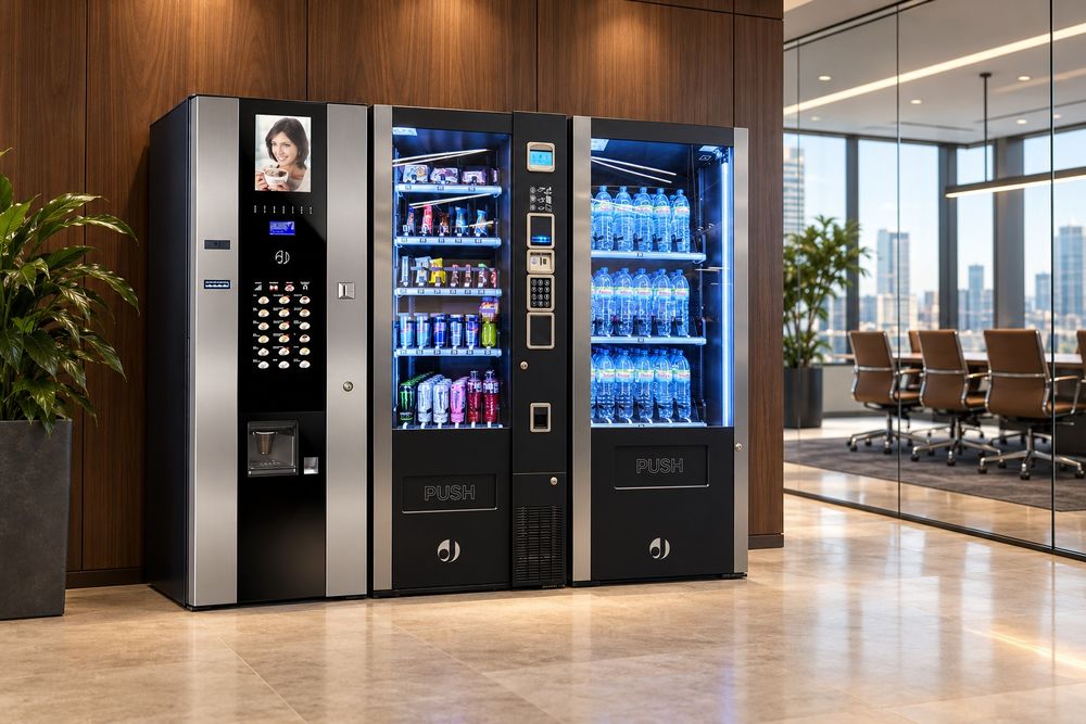 Máquina Vending NECTA Renovada | Café + Snacks | Garantia