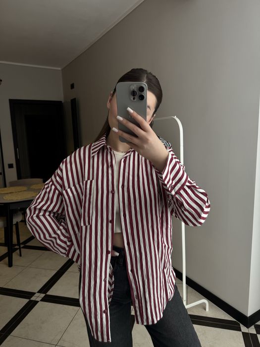 Сорочка жіноча в полоску