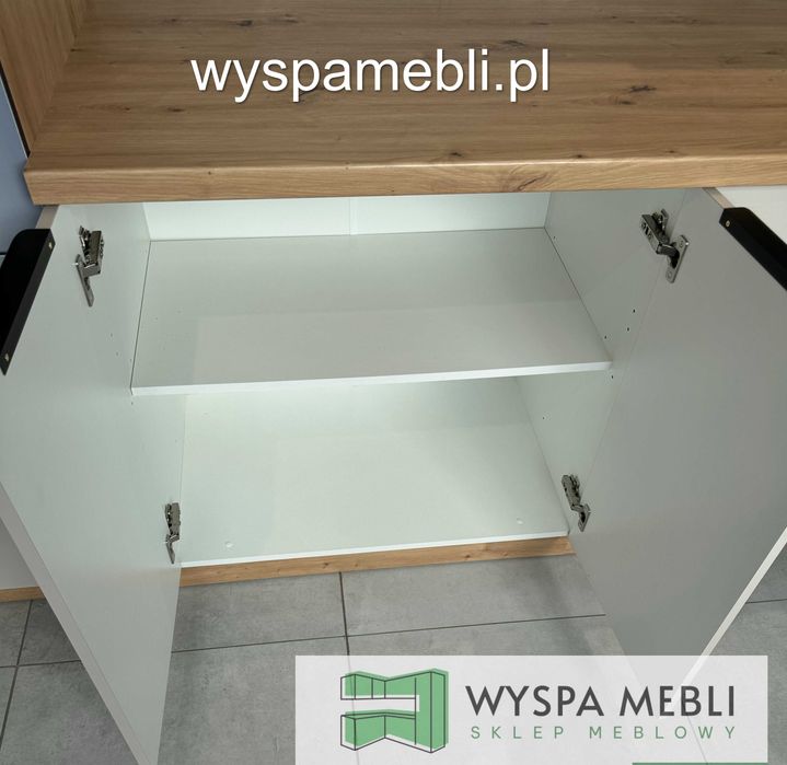 NOWA kuchnia 120x325 kaszmir artisan meble kuchenne narożne na wymiar