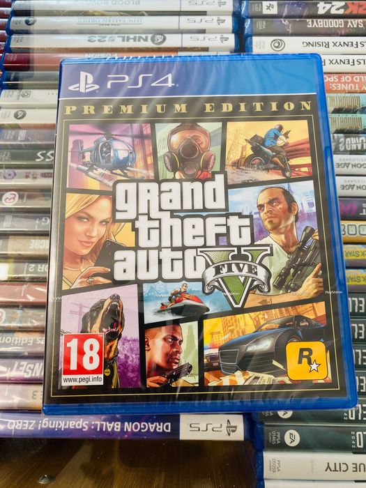 Grand Theft Auto V [PS4] Premium Edition PL NOWA