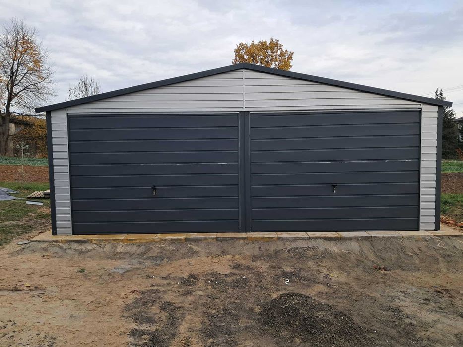 Garaż blaszany PREMIUM. WZMOCNIONY PROFILAMI. Producent. Cała Polska