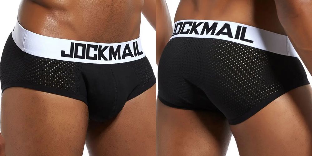 Męskie siateczkowe slipy na lato oddychające JOCKMAIL - XXL