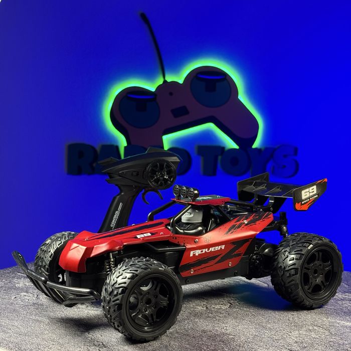 Джип на радиоуправлении Thunder Strike Красный 37 см Машинка на пульте