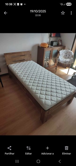 Estrutura de cama e estrado para venda em braga 120€