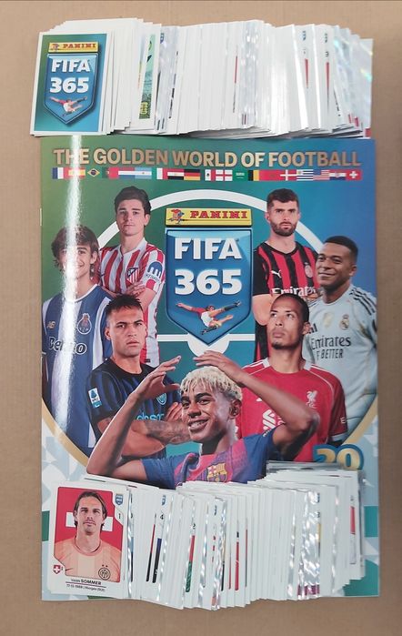 Cromos avulso/Caderneta Fifa 365 Panini completa por colar