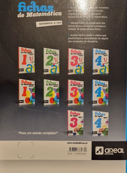 Livro fichas matemática 4° ano