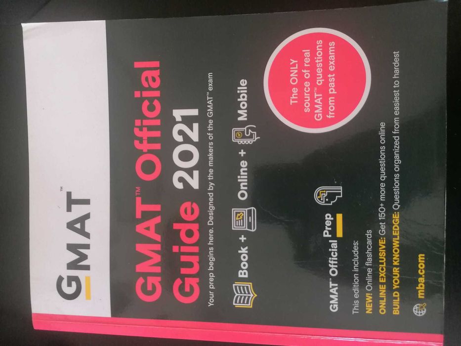 Conjunto 3 livros GMAT official guide 2021