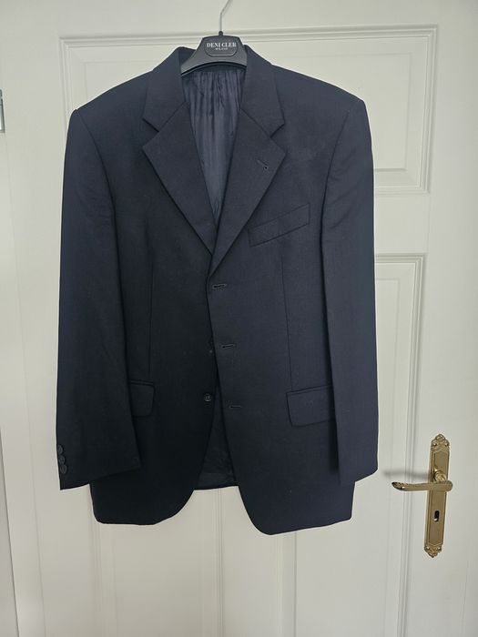 Pierre Cardin granatowa meska marynarka z kamizelka 46