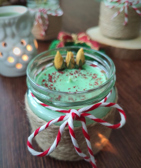 Miętowa Niespodzianka świeca sojowa