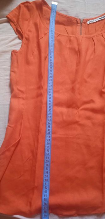 pomarańczowa bluzka Stradivarius