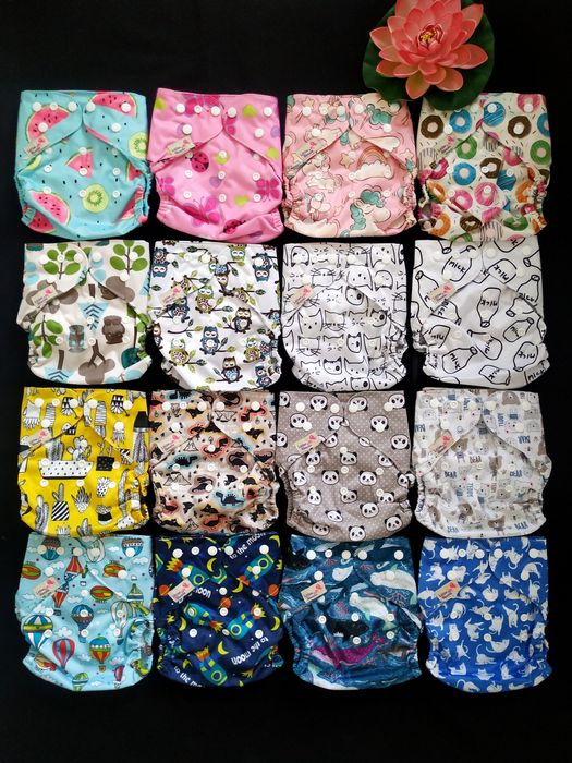 Многоразовые подгузники обложки 20 кг с бортиками трусики для плавания