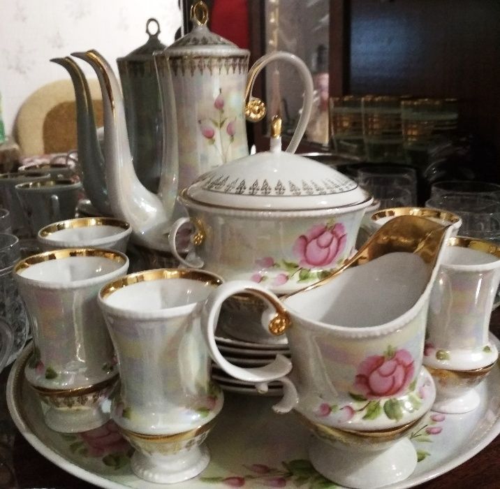 Кофейний сервіз Коростенського фарфорового заводу