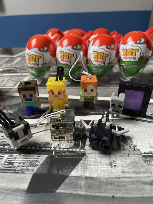 Minecraft Kinder joy фігурки, нове