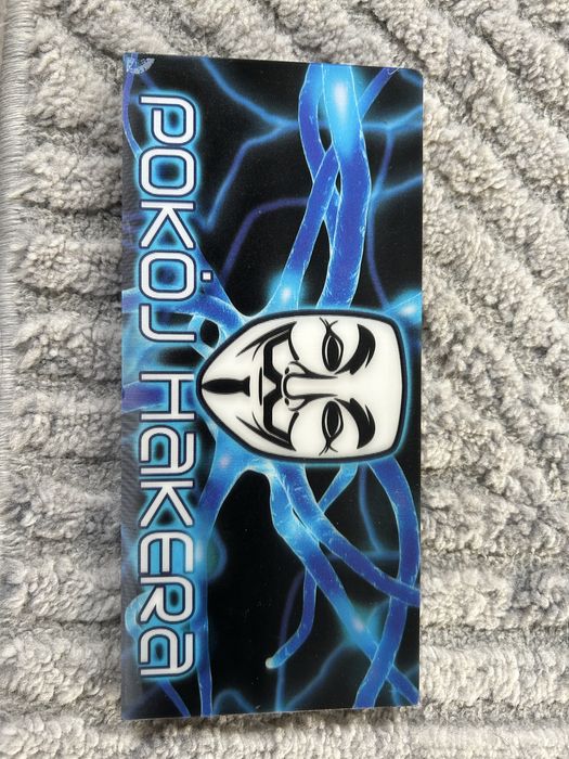 Naklejka na drzwi Pokoj hakera dla dzieci