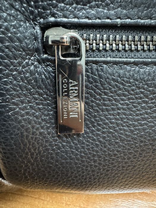 Мужская сумка портфель кожа ARMANI