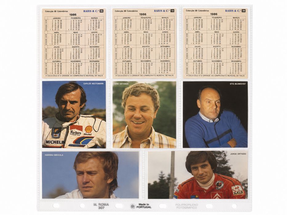 Coleção Ralis 86 – Calendários de Bolso Impala 1986 – Automobilismo/Ralis