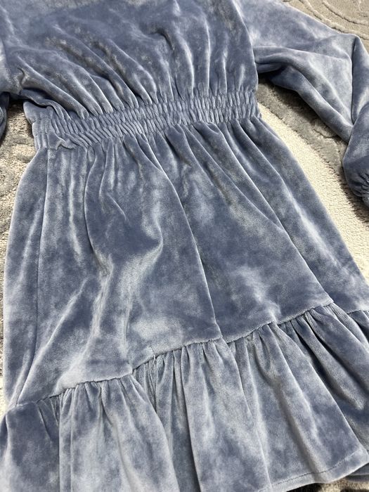 Велюрове плаття для дівчинки