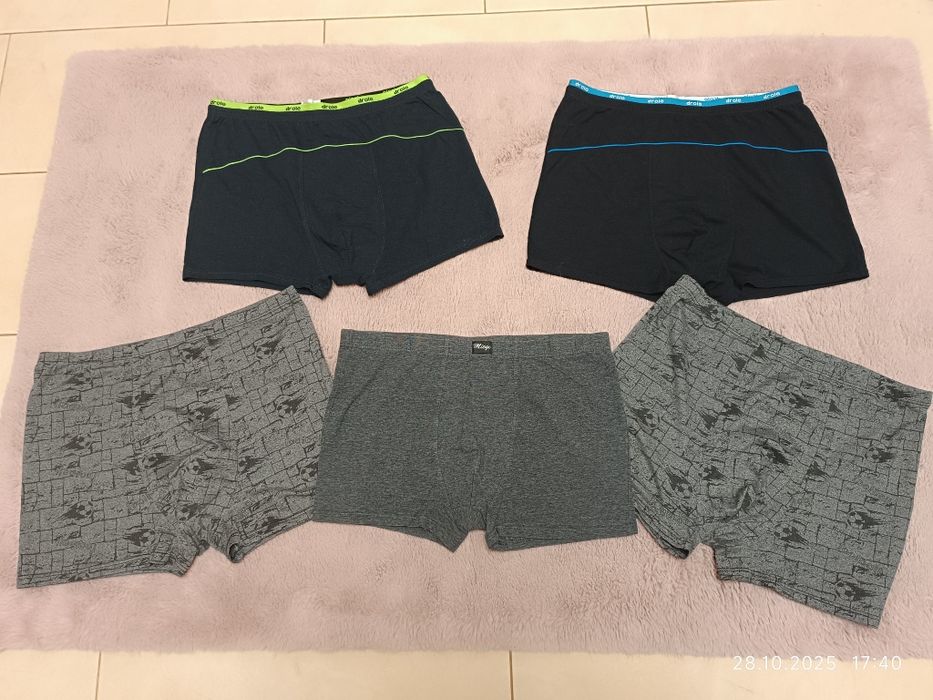 Zestaw bokserki 5szt 3XL 4XL