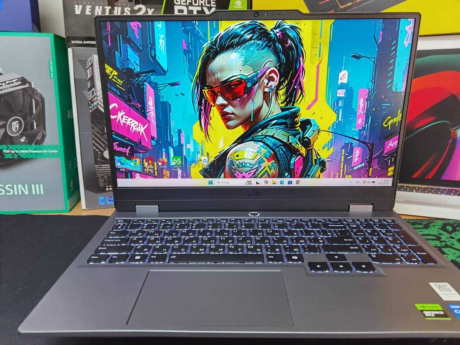 Lenovo Loq 15IAX9/Intel Core I5 12450HX 4.40/RTX 3050 6 gb/Дiсплей 15.6" FHD IPS 1920 x 1080 144 Hz/Ram 16