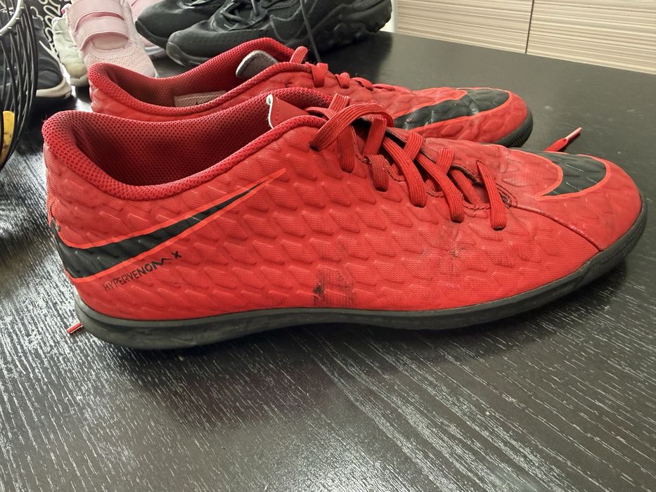 Nike HypervenomX Phade III IC Futsal Vermelhas/Preto 852543-616