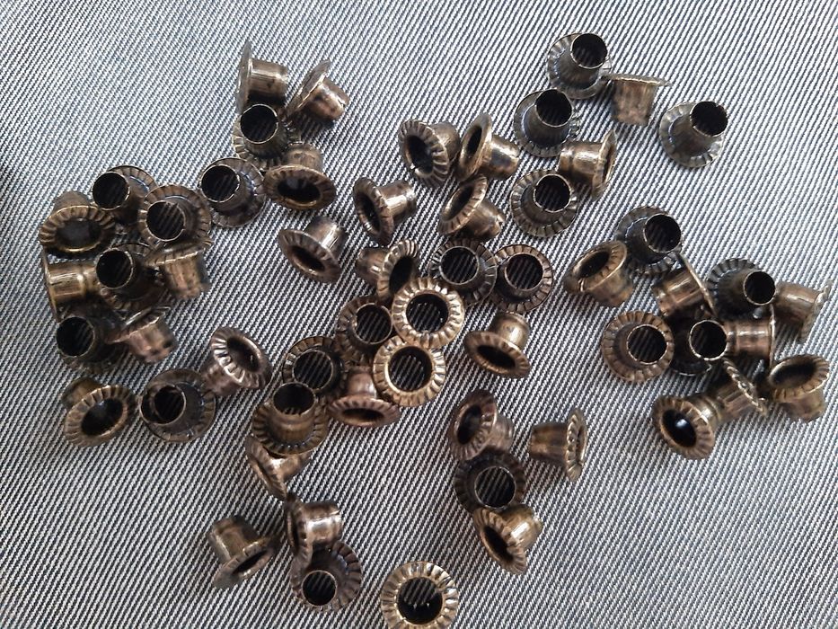 Пуговицы пряжки блочки медные набор