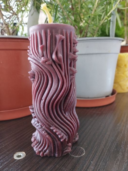 Свічки з бджолиного воску, ручної роботи