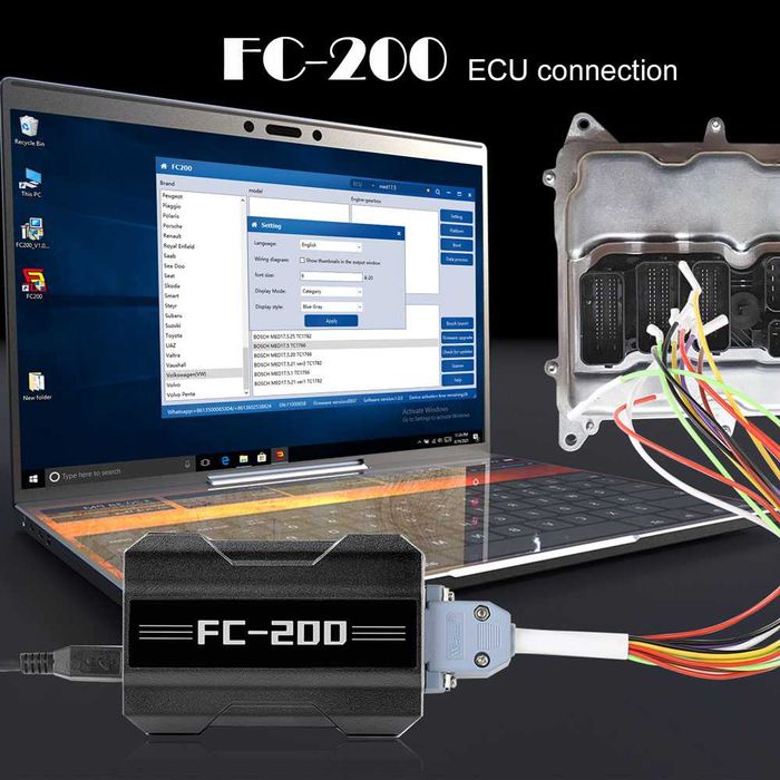 CGDI FC200 + adaptadores (novo, nunca usado)