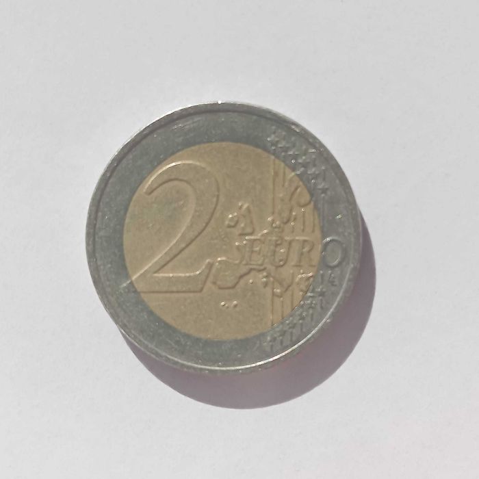 Moeda *RARA* de 2 euros da Alemanha, ano de 2002 e série "A"