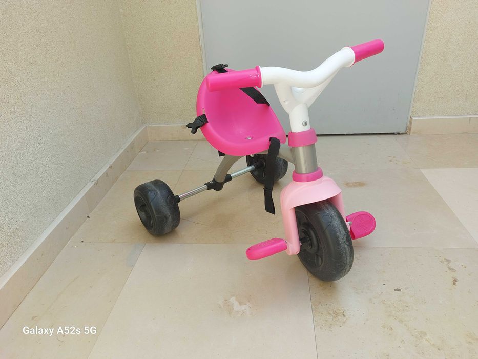 Triciclo Infantil Rosa - Ideal para os Primeiros Passeios!