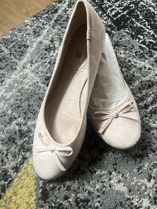 Buty damskie baleriny roz 42