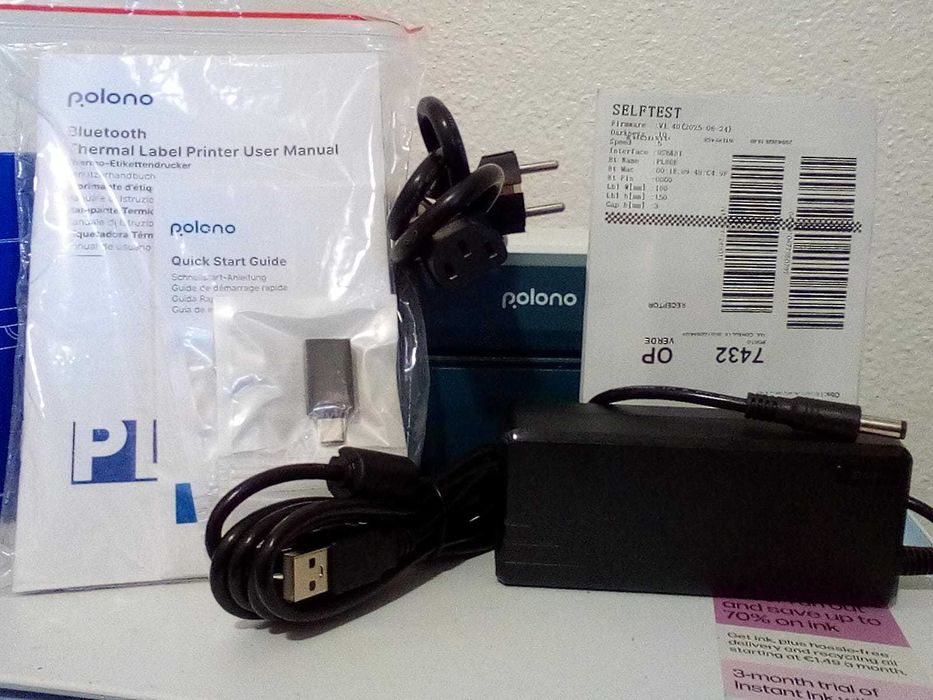 Impressora Térmica Polono PL80E Bluetooth Nova em Caixa