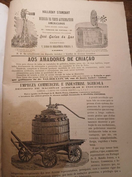 Gazeta dos Lavradores, Agosto de 1883
