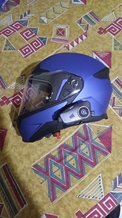 Мотошолом з гарнітурою WIFI відеореєстратором і пінлоком