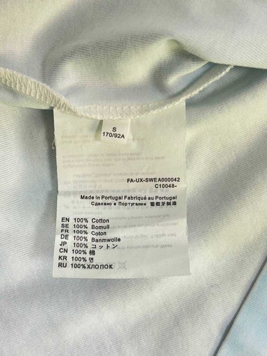 Футболка блакитна Acne Studios STOCKHOLM 1996 archive distressed M S