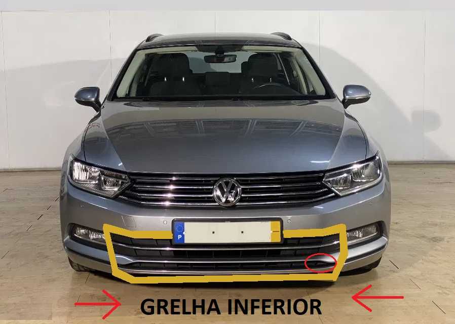 VW Passat 2018 GRELHA inferior (peq parte partida assinalada na foto)
