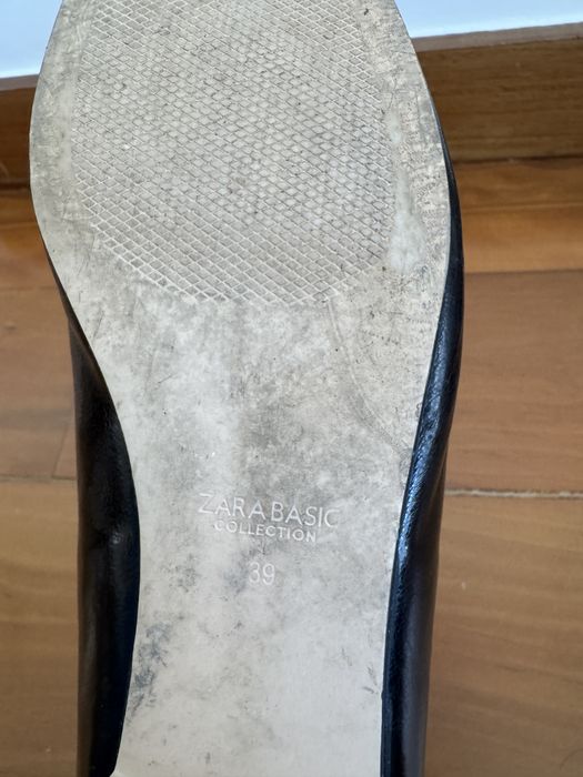 Mocassins pretos Zara basics