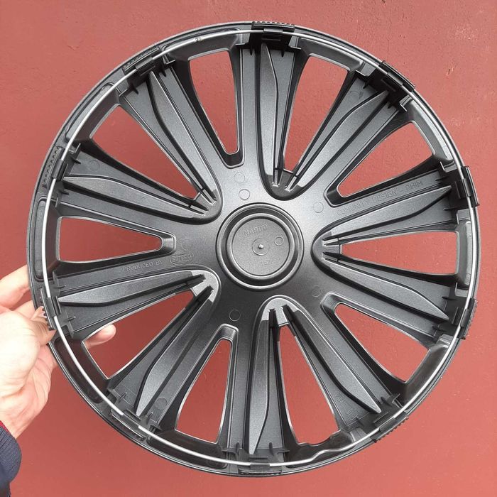 Колпаки на колеса Nardo silver black черние металик ковпаки чорні