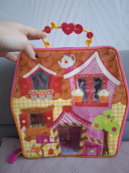 Zestaw Lalaloopsy domek laleczki walizka