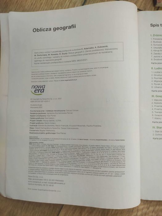 Oblicza geografii 3 zakres podstawowy gratis karty pracy