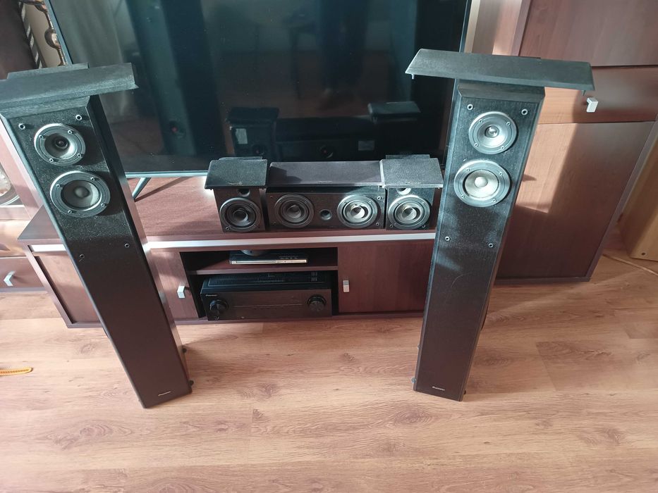 Amplituner Pioneer vsx322 + zestaw głośników 5.1