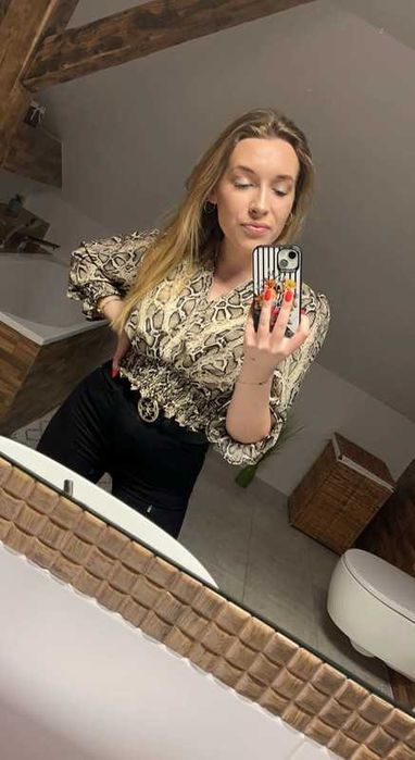 Top skóra węża Hollywood dream