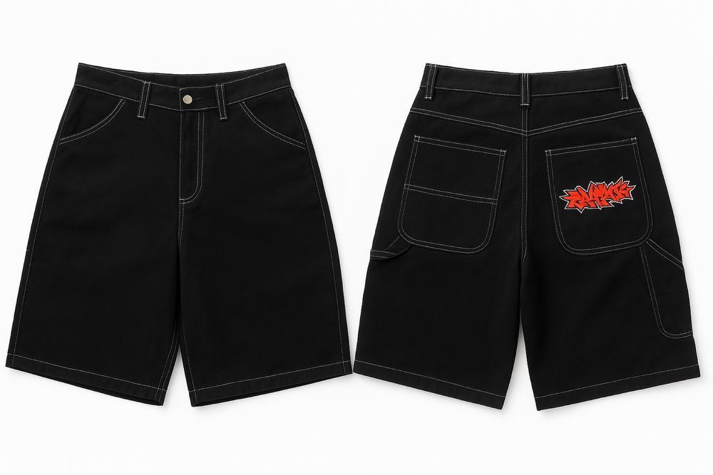 baggy shorts в скейт-стиле