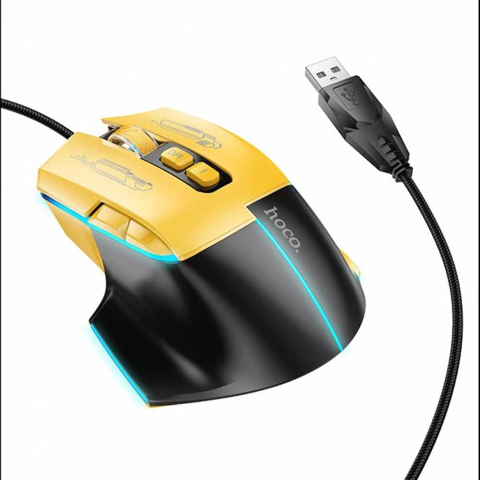 Игровая проволочная мышка HOCO GM31 Overlord luminous gaming