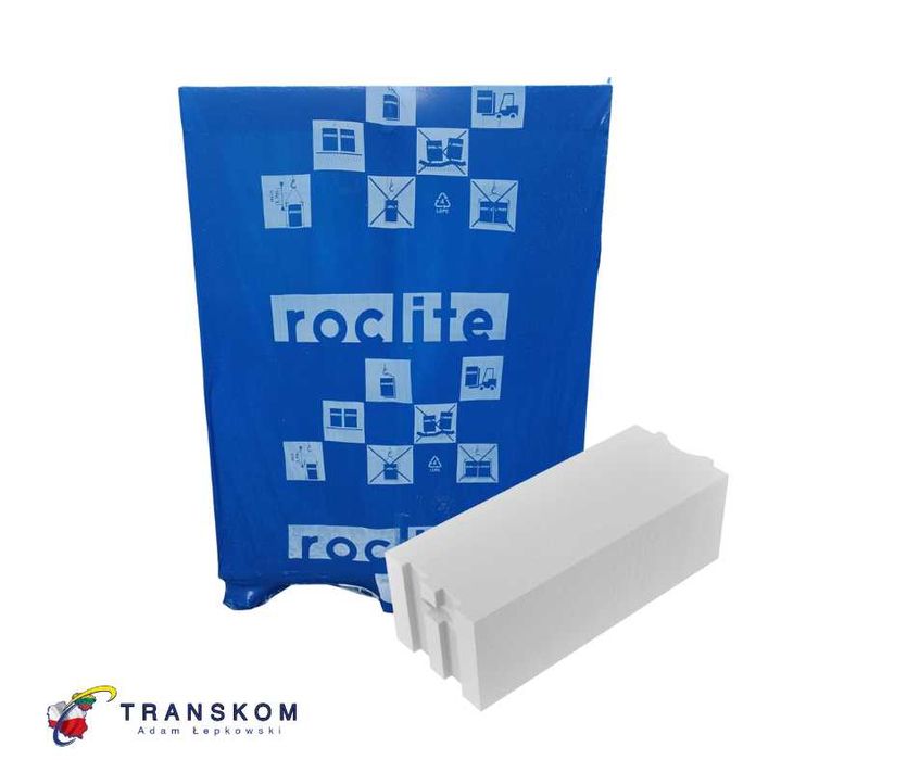 10,20 zł brutto Beton komórkowy Roclite YTONG SILKA  (pióro + wpust)